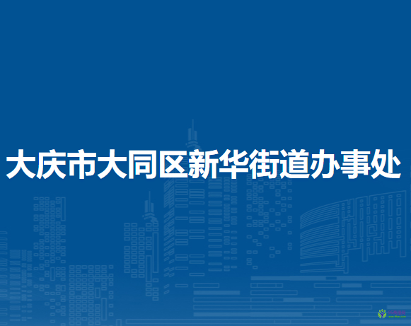 大庆市大同区新华街道办事处