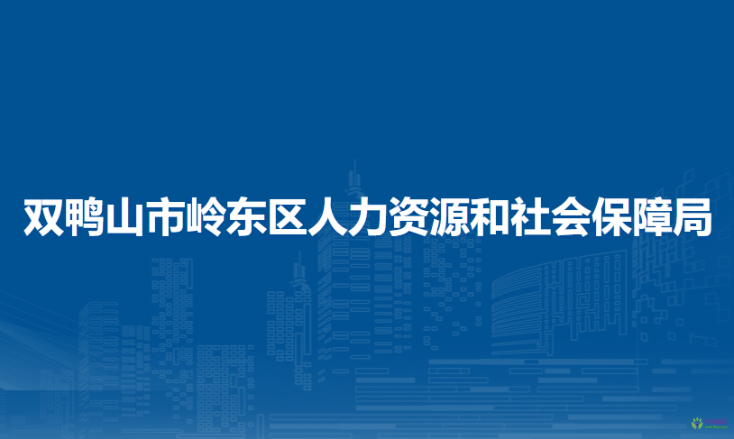 双鸭山市岭东区人力资源和社会保障局