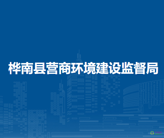 桦南县营商环境建设监督局