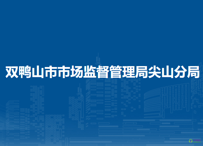 双鸭山市市场监督管理局尖山分局