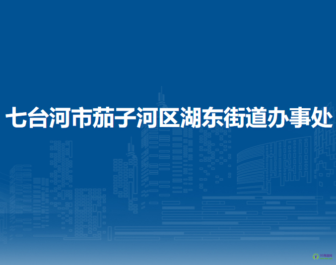 七台河市茄子河区湖东街道办事处