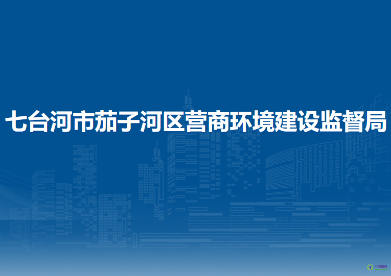 七台河市茄子河区营商环境建设监督局