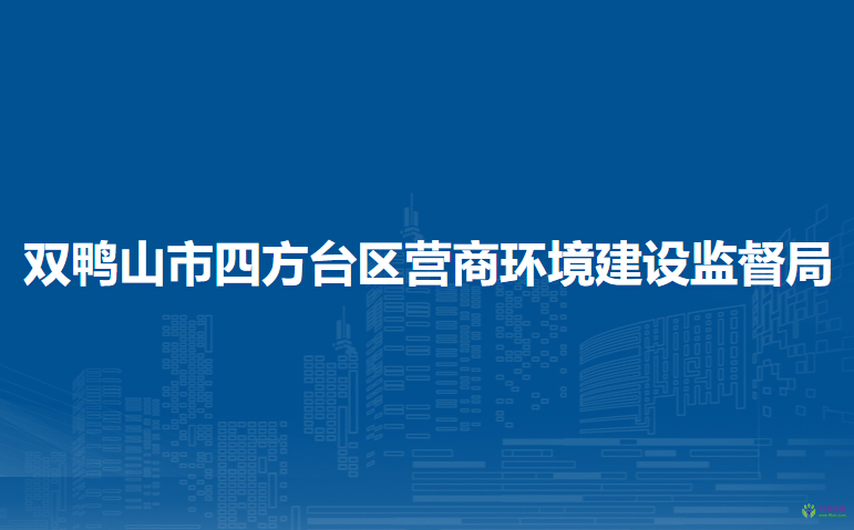 双鸭山市四方台区营商环境建设监督局