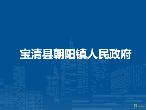 宝清县朝阳镇人民政府