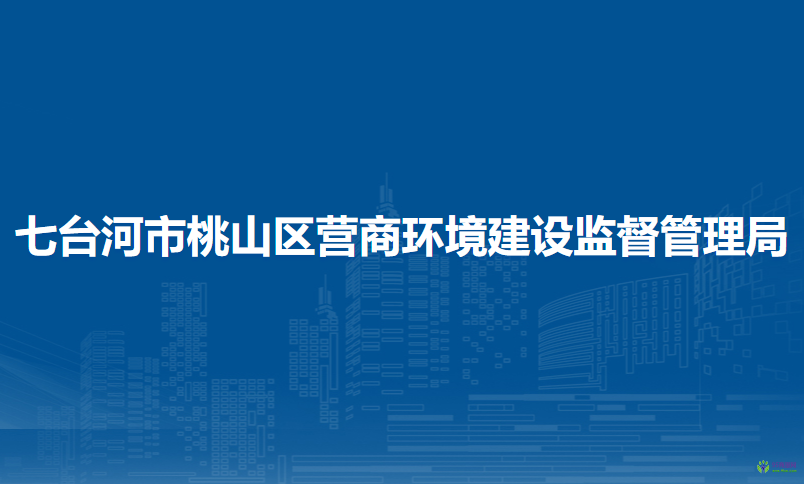 七台河市桃山区营商环境建设监督管理局