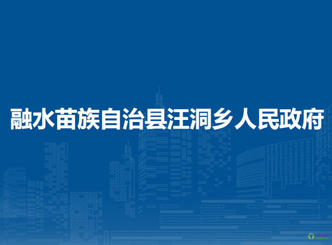 融水苗族自治县汪洞乡人民政府