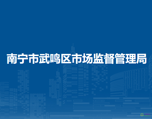 南宁市武鸣区市场监督管理局