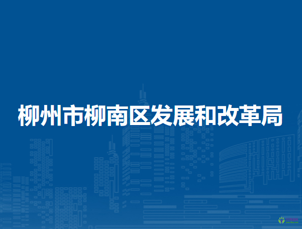 柳州市柳南区发展和改革局