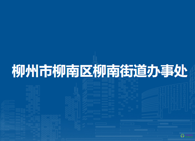 柳州市柳南区柳南街道办事处