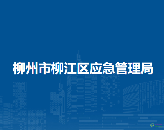 柳州市柳江区应急管理局