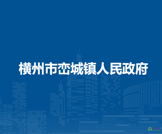 横州市峦城镇人民政府