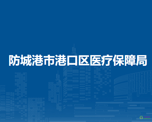 防城港市港口区医疗保障局