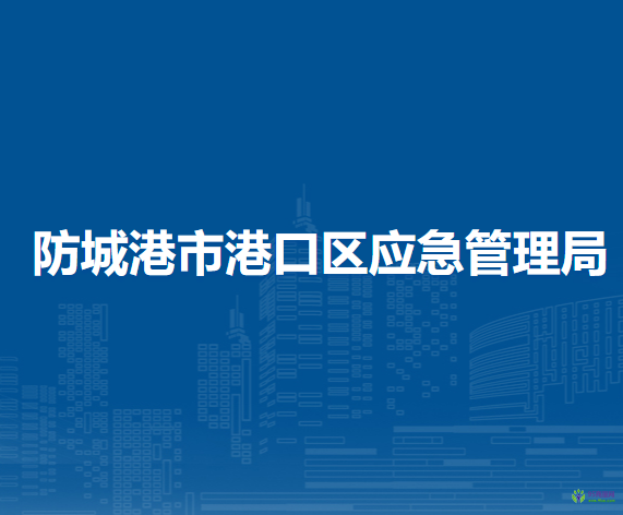 防城港市港口区应急管理局