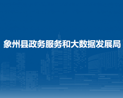 象州县政务服务和大数据发展局